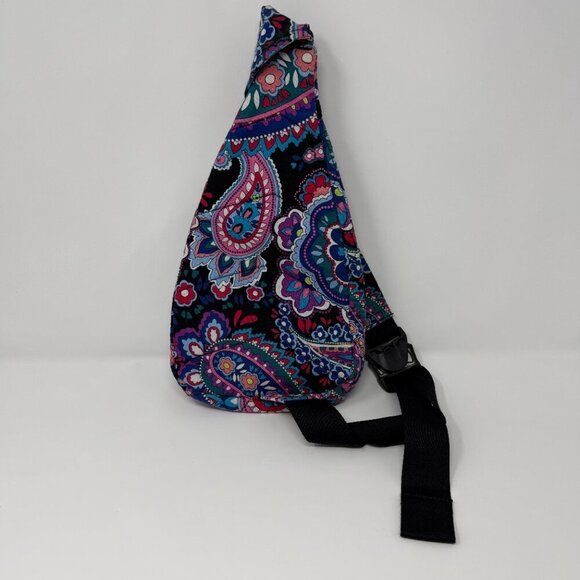 Vera Bradley Essential Small Sling Backpack Bag Haymarket Paisley Colorful NWOT - Picture 9 of 16
